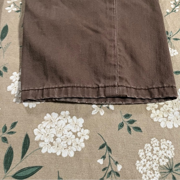 Levis 505 Jeans Men’s 34x32 Brown Straight Leg White Tab Denim Preppy Western - Picture 3 of 11